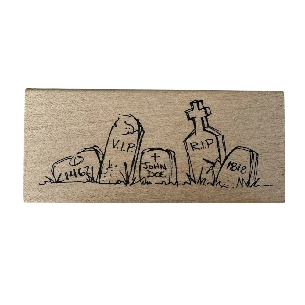 Vintage Fall Holiday Mixed Rubber Stamp Lot Northwoods PSX Harvest Halloween